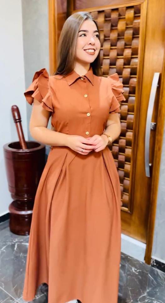 VESTIDO MID - CARAMELO