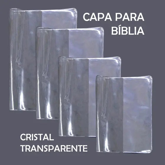 PROTEJA SUA BIBLIA ADICIONANDO UMA CAPA TRANSPARENTE PERSONALIZADA SUA BIBLIA